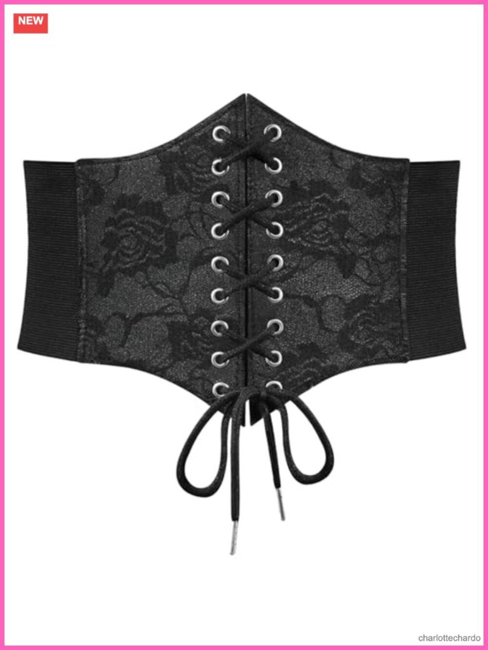 Vintage Lace-Up Corset Belt for Women, PU Leather Wide Waist Cincher, Retro